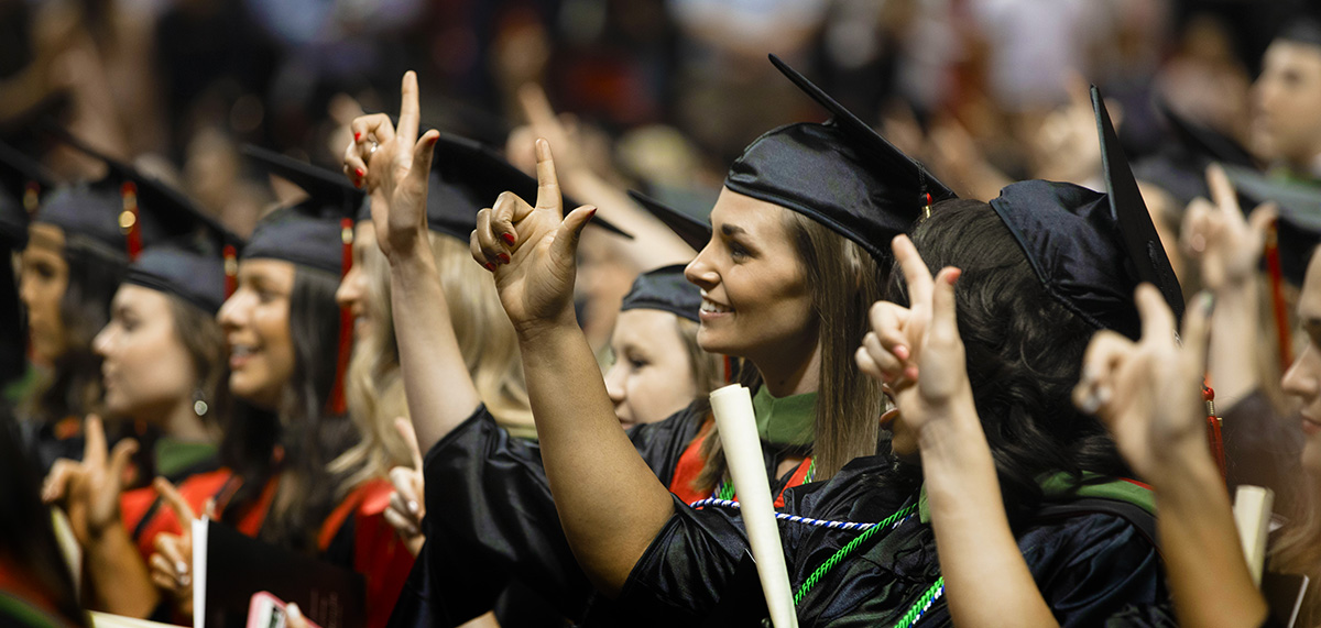 TTUHSC graduates at commencement