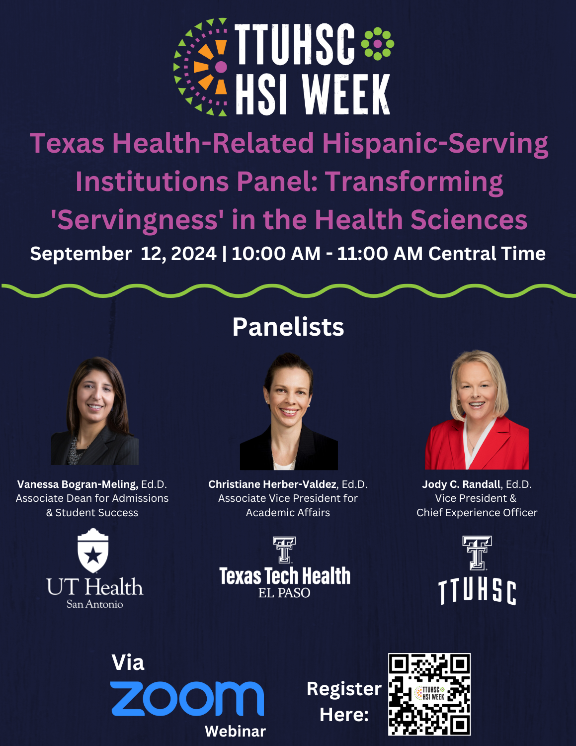 HSI Week 'Servingness' Panel graphic