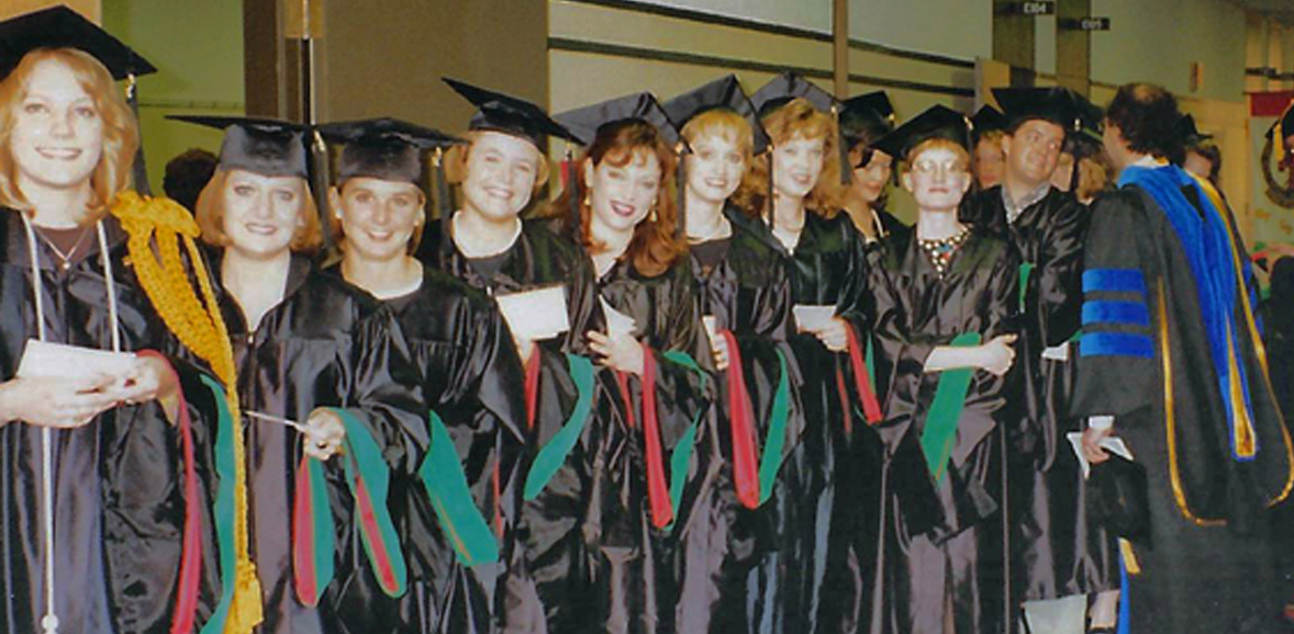 Tammy McNeeley's graduating class at TTUHSC.