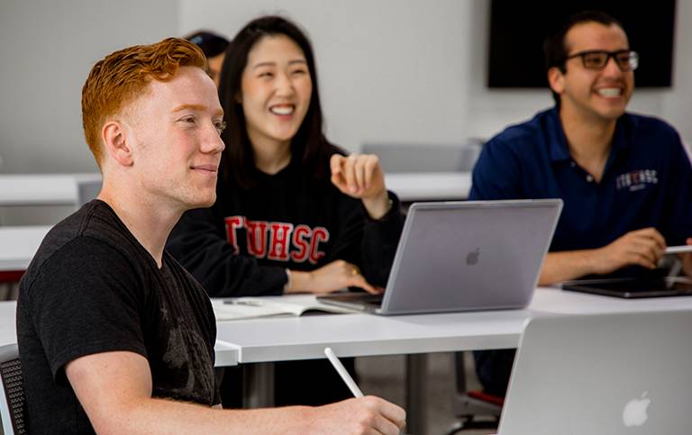 TTUHSC students in a classroom