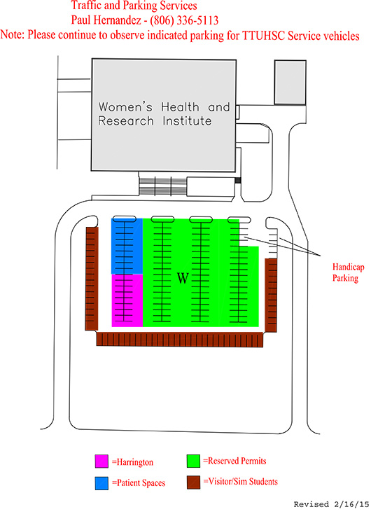 Amarillo Research Insititute Parking