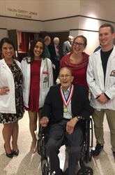 Dr. Cheryl Erwin and Dr. Craig Klugman with TTUHSC students