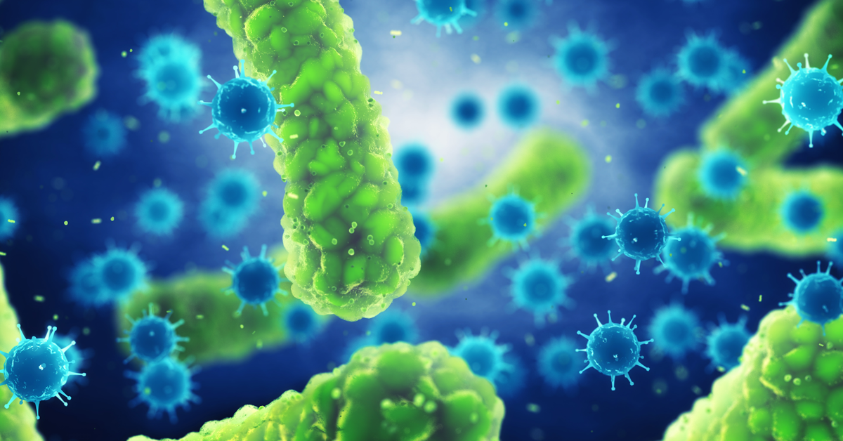 image that represents infectious disease by showing different disease strands