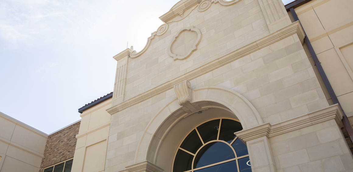 TTUHSC Odessa Building new front building facade