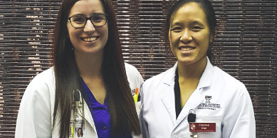 Brandi Dahl and Christina Tran