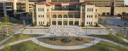 ariel image of the lubbock ttuhsc campus