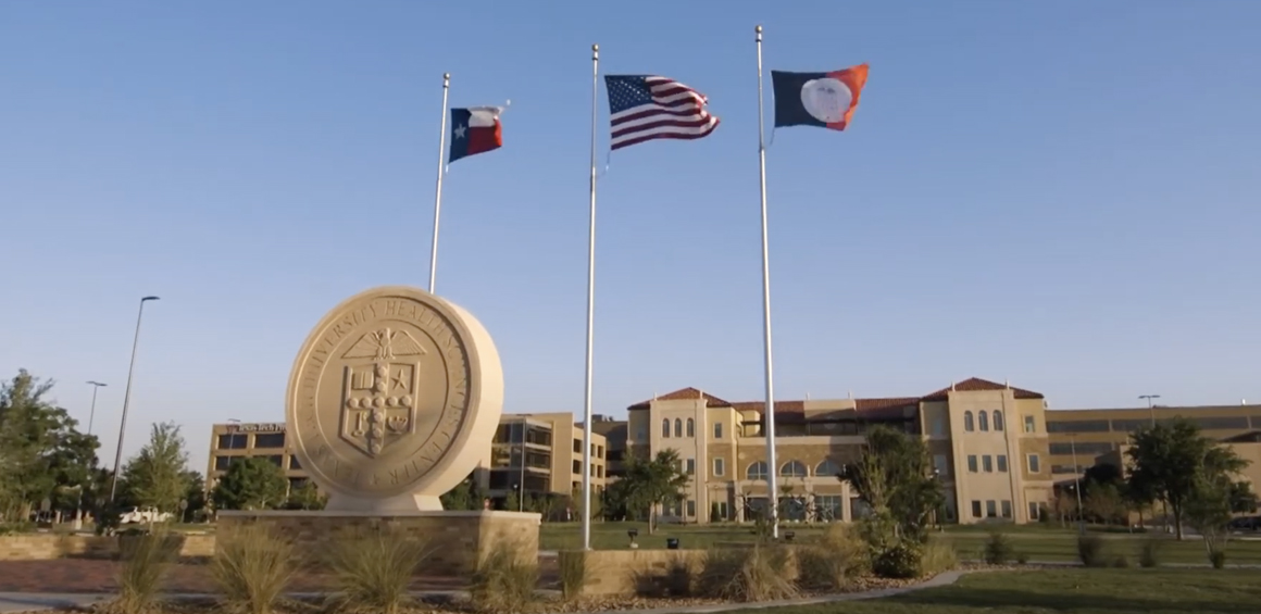 Front entrance of TTUHSC Lubbock Campus